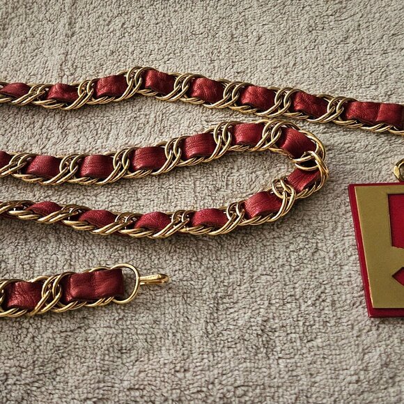 CHANEL #5 1987 Belt Authentic Very Rare - Picture 6 of 9
